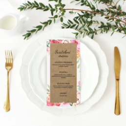 Chutné svatební menu. - Craft floral
